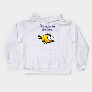 Torpedo Pedro, the manic bird Kids Hoodie